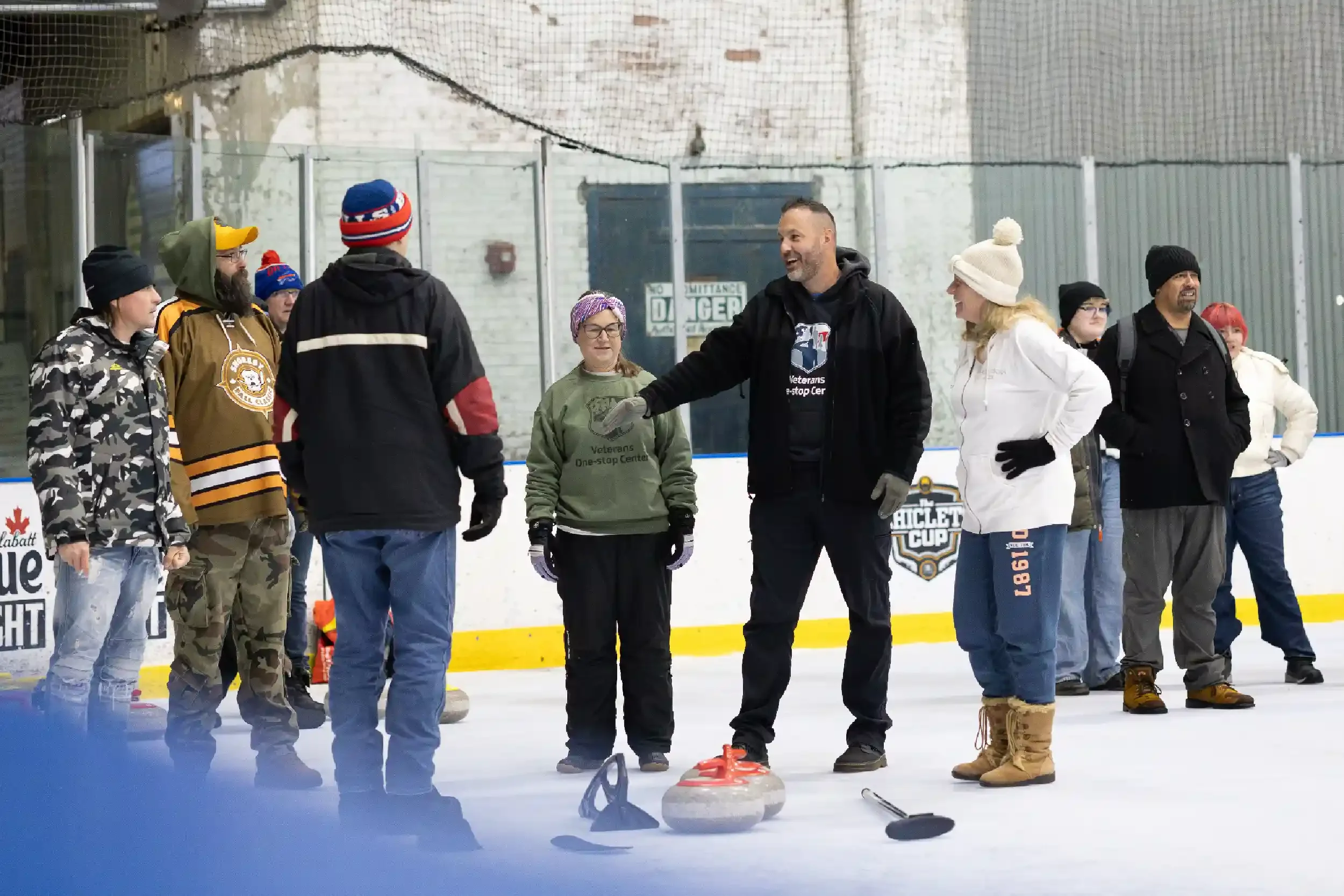 Veterans curling