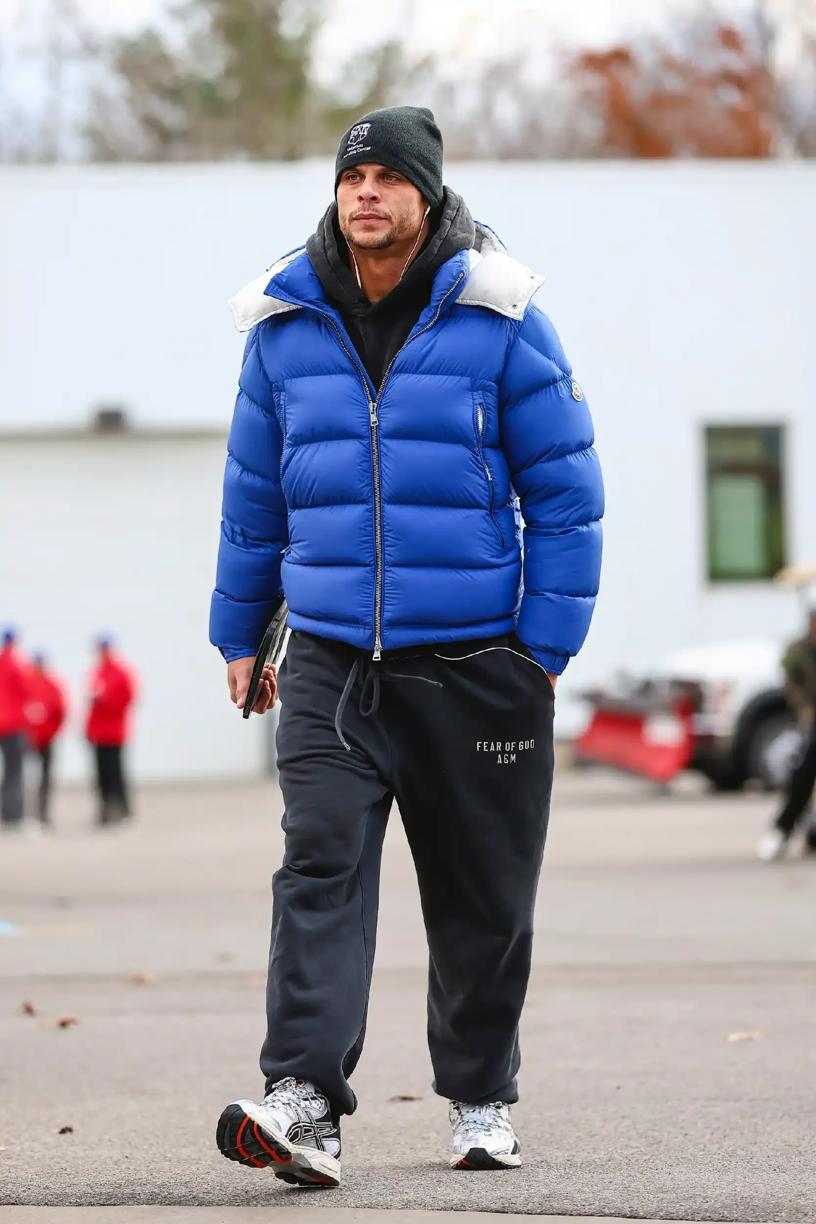 Bills player Jordan Poyer in VOSC gear